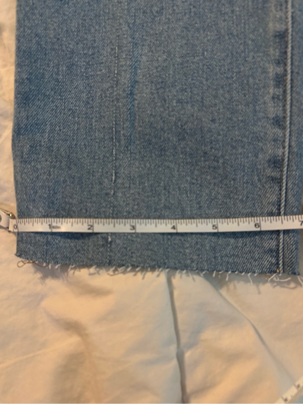 LOFT Women's “the slim” mid rise in Medium Blue Wash - Picture 6 of 6